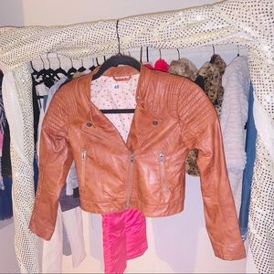 Faux Leather Jacket